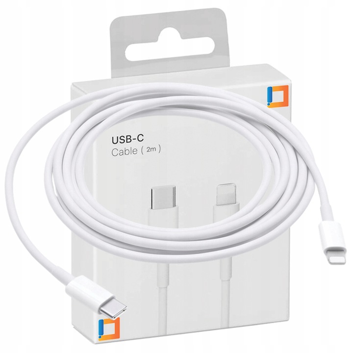 ŁADOWARKA KABEL USB-C SZYBKIEGO ŁADOWANIA DO LIGHTNING IPHONE 13 14 PRO 2M