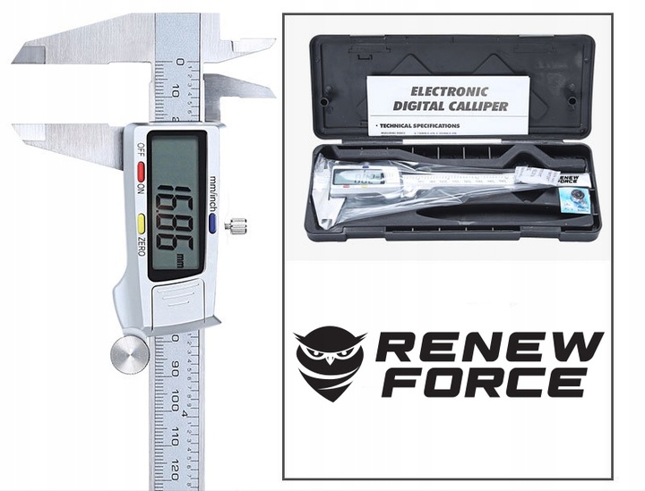 DOKŁADNA Suwmiarka elektroniczna ZE STALI NIERDZEWNEJ cyfrowa 0-150mm
