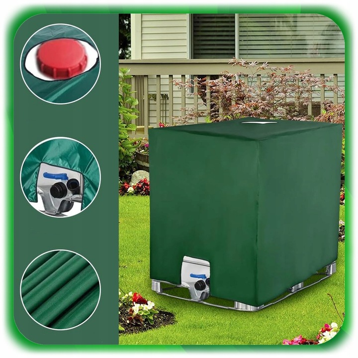 POKROWIEC NA ZBIORNIK MAUZER PLANDEKA OSŁONA 1000L WODĘ DESZCZÓWKĘ