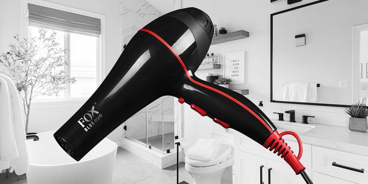 PROFESJONALNA SUSZARKA DO WŁOSÓW FOX BLUE EYE - JONIZACJA - 2