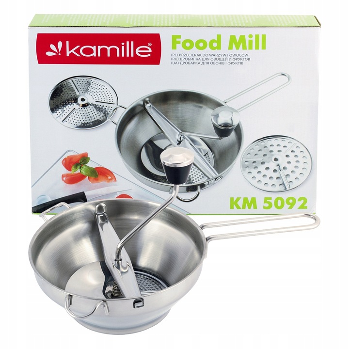 PRZECIERAK do POMIDORÓW warzyw owoców MASZYNKA na passate KAMILLE