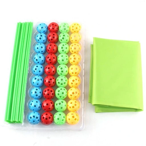 Klocki Konstrukcyjne Słomki Patyczki Zestaw do Budowania Bazy Namiotu