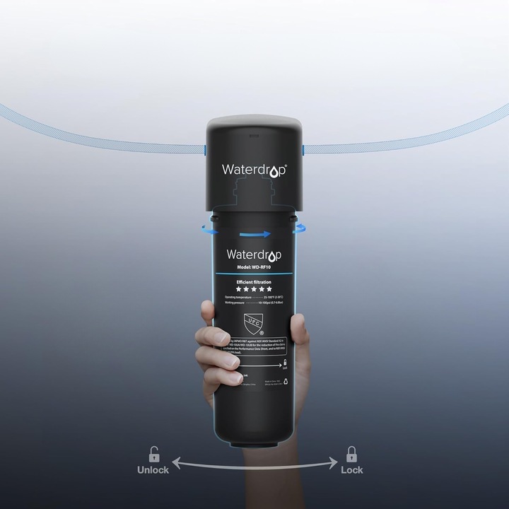 Filtr Waterdrop RF10, zamiennik dla systemu filtrów pod zlewem 10UA