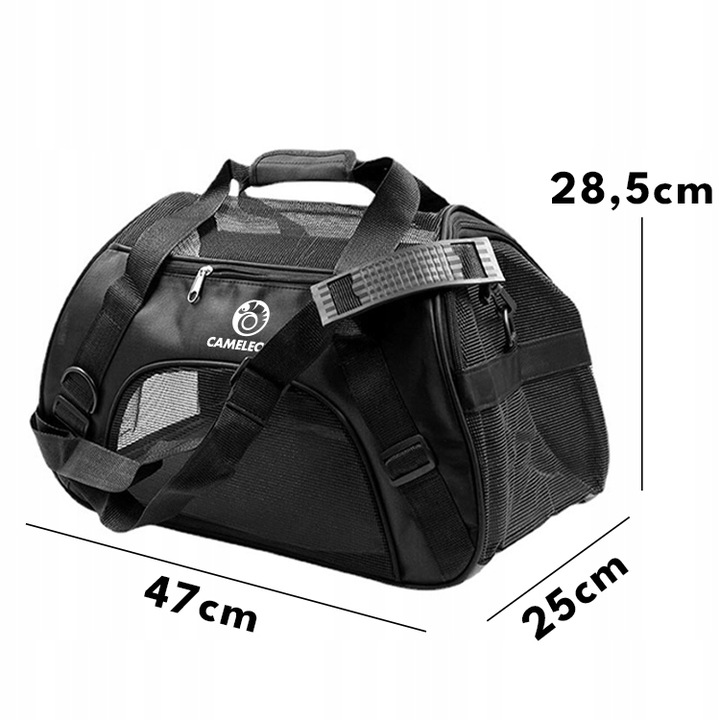 SOLIDNY Transporter dla Kota Psa Zwierząt Torba Podróżna MIĘKKA MATA GRATIS