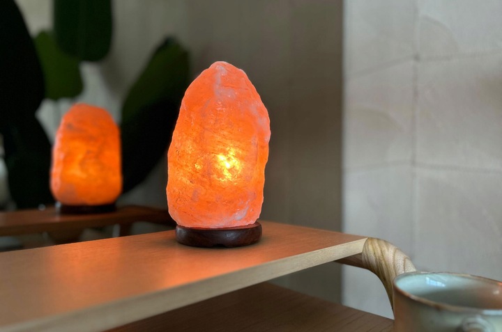 LAMPA SOLNA sól Himalajska 3-5 KG JONIZATOR Lampka Naturalna bryła z