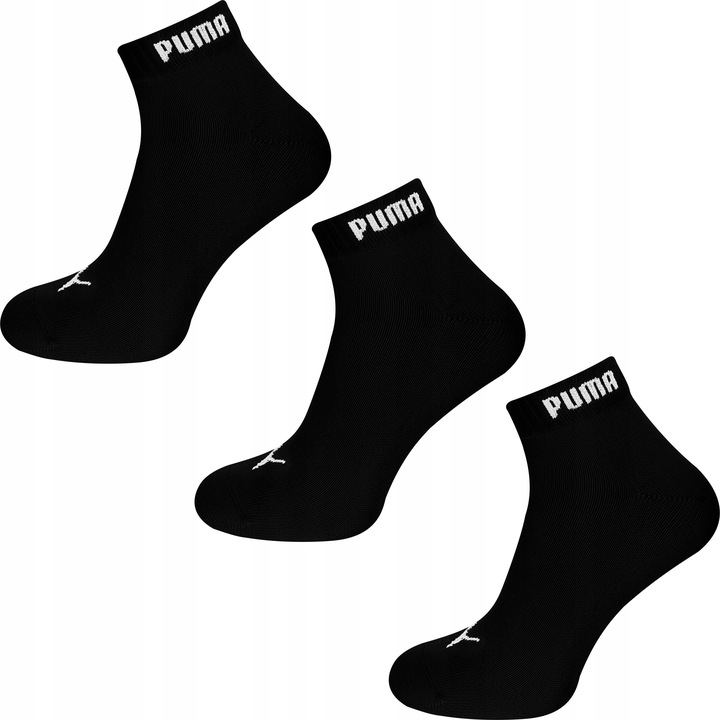 SKARPETY PUMA BASIC QUARTER BAWEŁNIANE 3 PARY r. 39-42