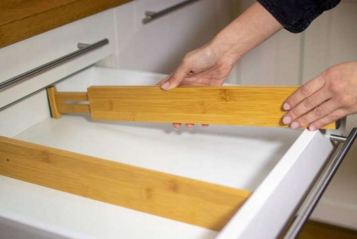 4x ORGANIZER DO SZUFLADY SZUFLAD PRZEGRÓDKA SEPARATOR PRZEGRODY