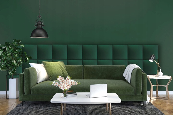 60x40 Panele tapicerowane ścienne wezgłowie welur