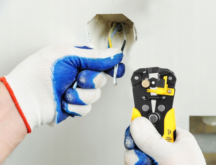 Ściągacz Izolacji do Kabli Przewodów Zaciskarka