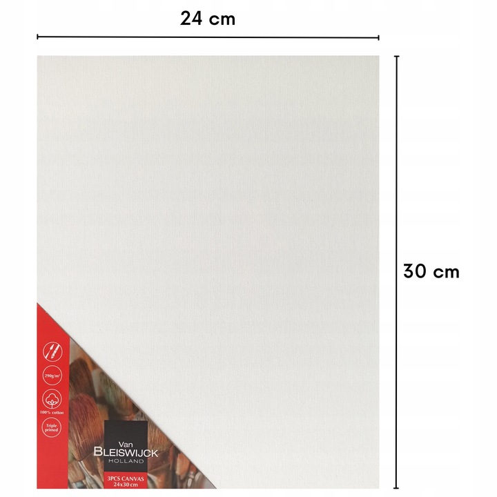 Farby Akrylowe Zestaw Farb Akrylowych 24x12ml Płótna Pędzle 10 szt Paleta