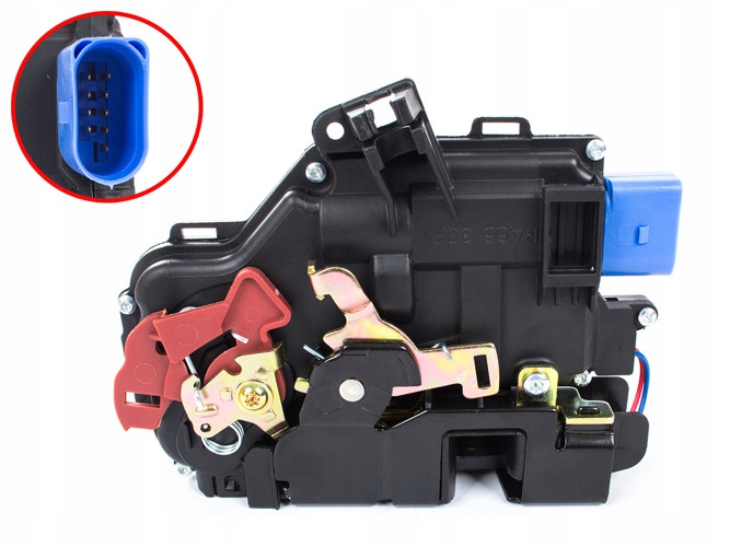 Zamek Drzwi Przednich Lewy Zamiennik do Golf 5 V Octavia II Touran