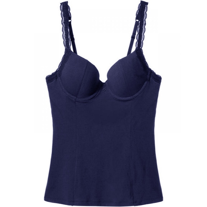 Atlantic gorset push up z topem bawełna 80B L