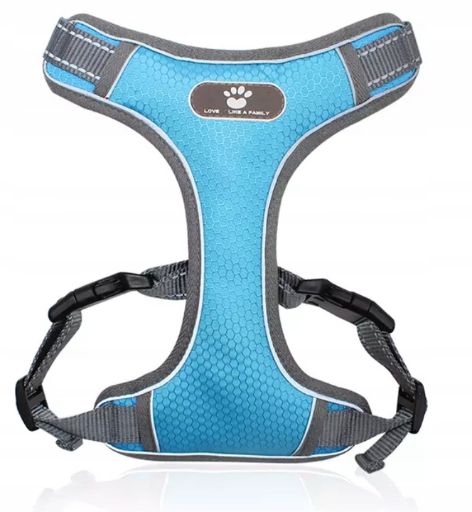 SZELKI DLA PSA MOCNE TYPU GUARD SPACEROWE BEZUCISKOWE REGULOWANE rozmiar M