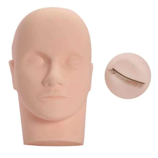 Główka treningowa do rzęs + rzęsy 5par FancyLashes