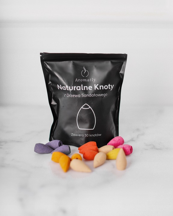 Knoty do kadzidła płynącego Aromatly - 50szt