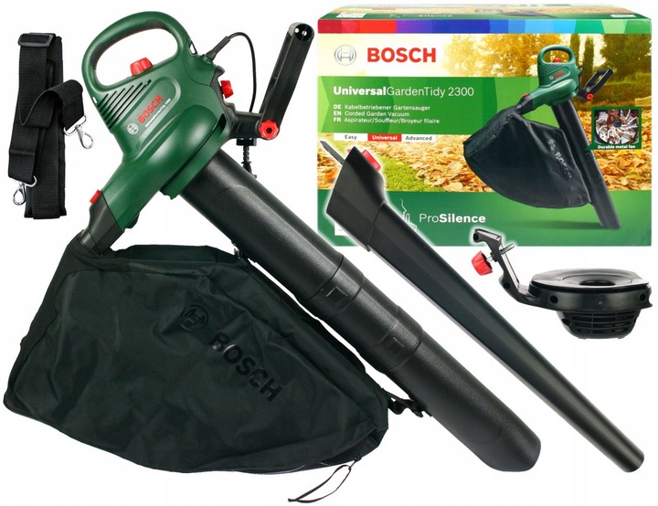 ODKURZACZ OGRODOWY DO LIŚCI + DMUCHAWA UNIVERSALGARDENTIDY 2300 BOSCH