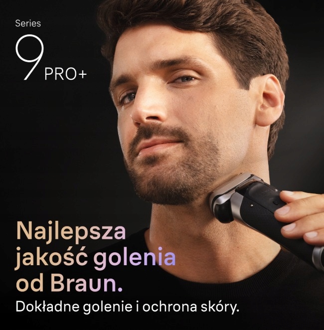 Oryginalna głowica do golarki Braun Series 9 Pro+ srebrna 96M