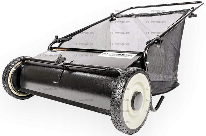 CEDRUS SP31110 ZBIERACZ ZAMIATARKA DO TRAWY LIŚCI Z KOSZEM 66cm