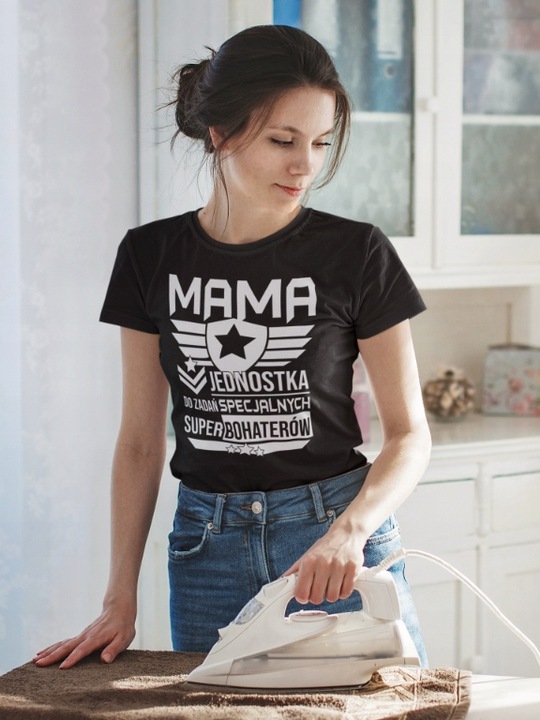 KOSZULKA DLA TATY I MAMY JEDNOSTKA DO ZADAŃ SPECJALNYCH -POMYSŁ NA UPOMINEK