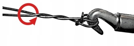 Drut wiazałkowy oczkowy 2500 szt. 1,4 mm 16 cm