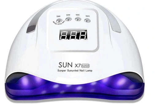 LAMPA DO PAZNOKCI UV LED 220W DO HYBRYD ŻELI MOCNA HYBRYDY SUN X7 MAX LCD