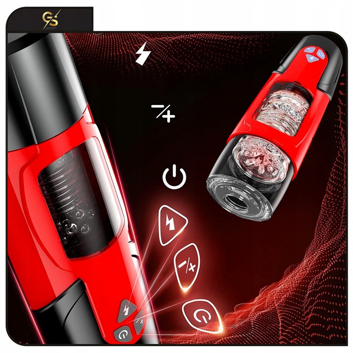 AUTOMATYCZNY MASTURBATOR MĘSKI SSĄCO ROTUJĄCY DLA MĘŻCZYZN POSUWISTY