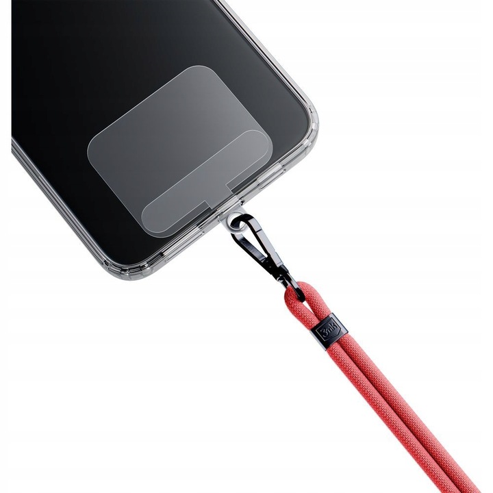 Smycz do telefonu - 3mk EasyClip - Czerwony