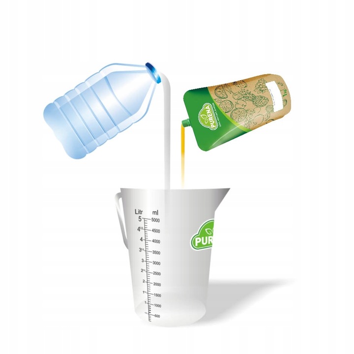 Lemoniada cytryna-pomarańcza koncentrat syrop baza PURENA 3x1kg na 18l