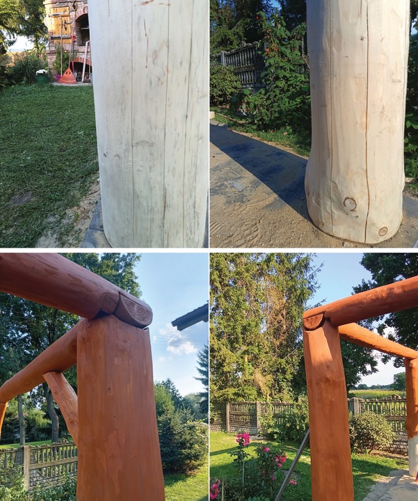 TRWAŁY IMPREGNAT I FARBA 2w1 DO DREWNA OGRODOWEGO Z WOSKAMI 5L 12 KOLORÓW !