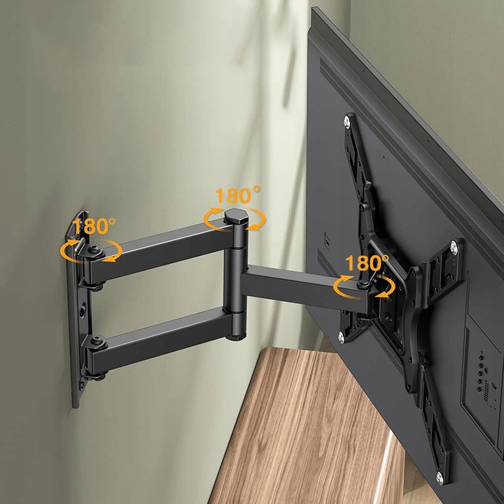 OBROTOWY UCHWYT DO TELEWIZORA LCD WIESZAK TV RUCHOMY 15-48 CALI KingMount