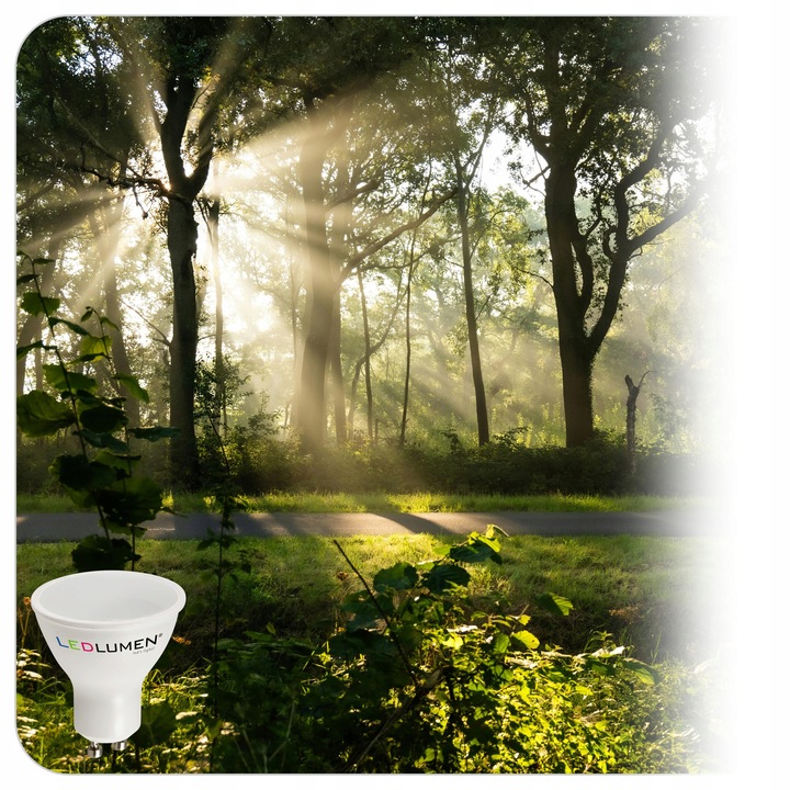 Zestaw 6x Żarówka LED GU10 8W=60W 806lm Premium Nie Mruga Neutralna