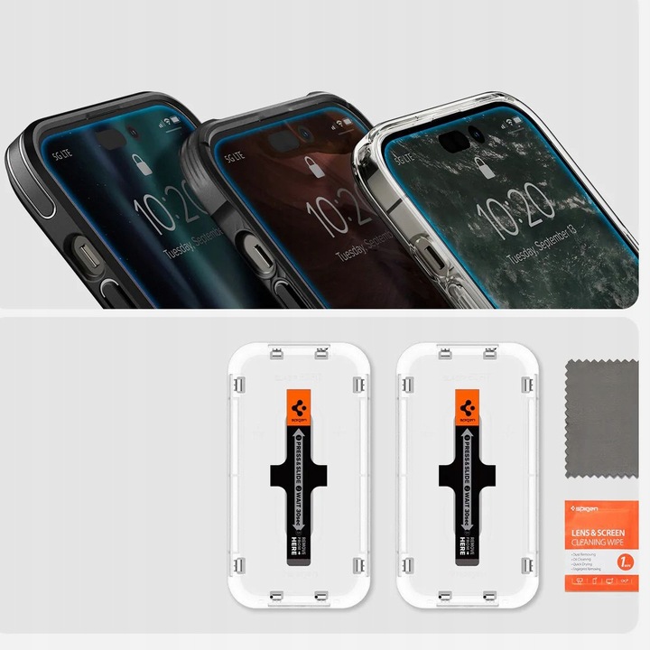 Szkło hartowane na ekran do iPhone 14 Pro, Spigen
