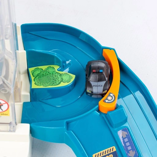 PARKING GARAŻ SAMOCHODOWY Z WINDĄ ZE ŚWIATŁEM I DŹWIĘKIEM AUTA ZAKRĘCONY