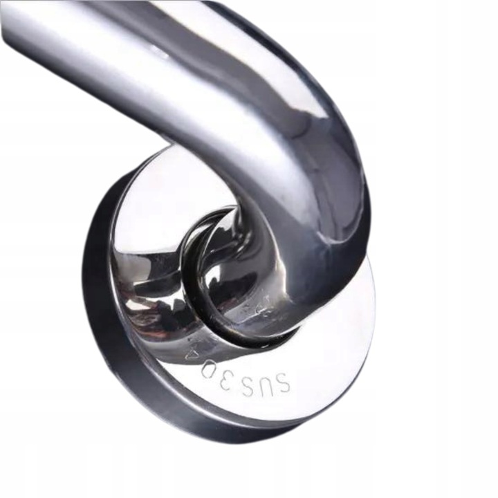 PORĘCZ ŚCIENNA UCHWYT NAŚCIENNY PROSTY ŁAZIENKOWY PRYSZNIC WANNA CHROM