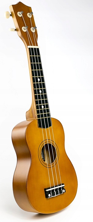 UKULELE SOPRANOWE +POKROWIEC+ KOSTKI+ TABELA