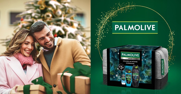 Palmolive Men Refreshing zestaw świąteczny z kosmetyczką