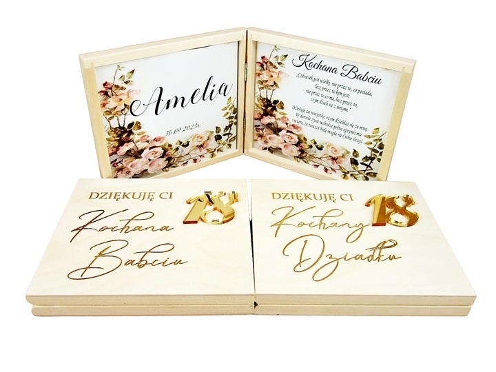 Podziękowanie Dla Chrzestnych Dziadków Babci Dziadka 18 Urodziny