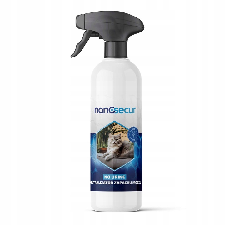 NANOSECUR NO URINE neutralizator nieprzyjemnego zapachu moczu kota 750ml