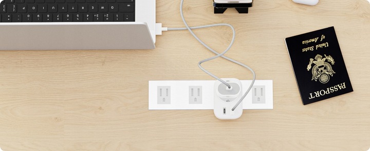 Uniwersalna Przejściówka ADAPTER Gniazda UK EU Ładowarka USB i USB-C ŚWIAT