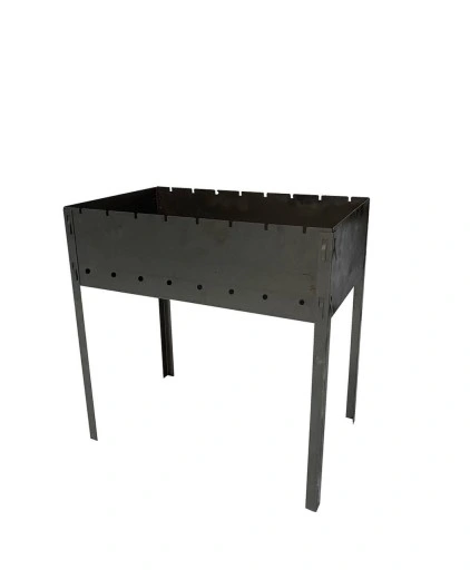 MANGAL GRILL WĘGLOWY SKŁADANY NA 8 SZAMPURY 0,8 MM