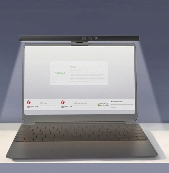 LAMPKA LED DO LAPTOPA NA MONITO KLIPS 3 BARWY REGULOWANA USB ZD77C