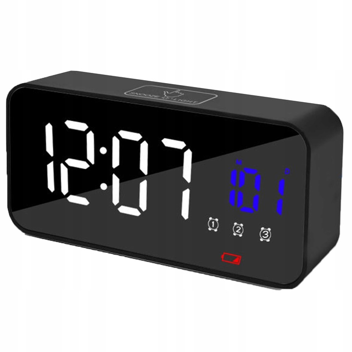 ZEGAR ELEKTORNICZNY BUDZIK LED NOWOCZESNY DESIGN WYSOKA FUNKCJONALNOŚĆ