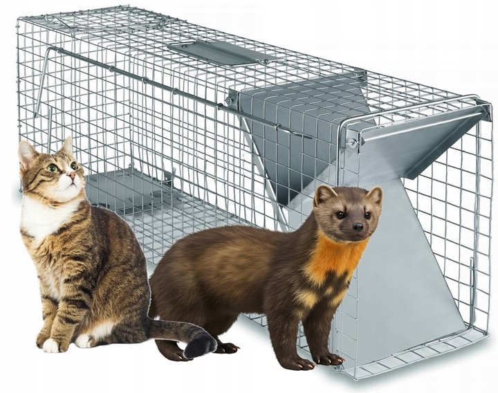 ŻYWOŁAPKA, PUŁAPKA, NA SZCZURY, KUNY, NORKI, TCHÓRZE, KOTY, ŁAPKA