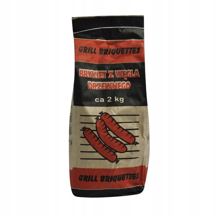 Brykiet z węgla drzewnego GRILL 2 kg x 5 sztuk