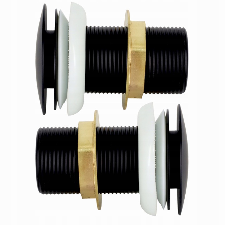 KOREK KLIK KLAK CZARNY UMYWALKOWY DO UMYWYLAKI BEZ PRZELEWU MOSIĘŻNY TRWAŁY