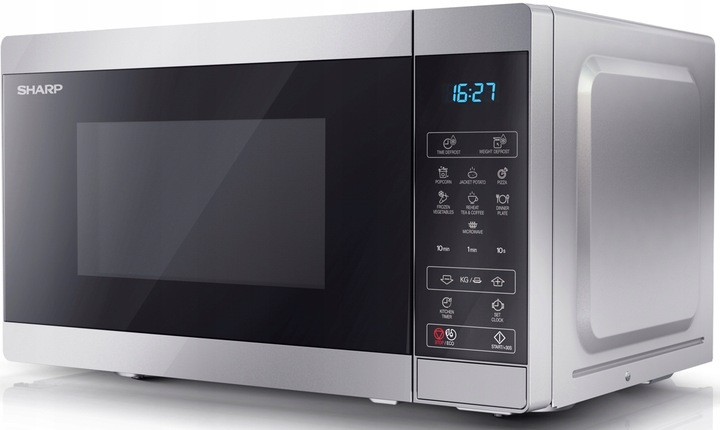 Kuchenka mikrofalowa Sharp MS02E-S Wolnostojąca 20L 800W 8 programów Timer