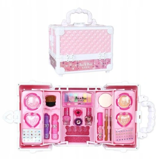 MAKEUP MAKIJAŻ DLA DZIEWCZYNKI KUFEREK KOSMETYKI