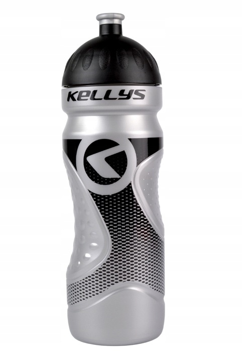 Bidon rowerowy zestaw KELLYS 700ml SILVER + Uchwyt na bidon + 2 śruby