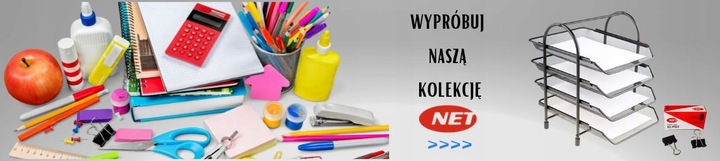 Organizer z szufladami półka na dokumenty Net 4A metal srebrna + klips 19mm