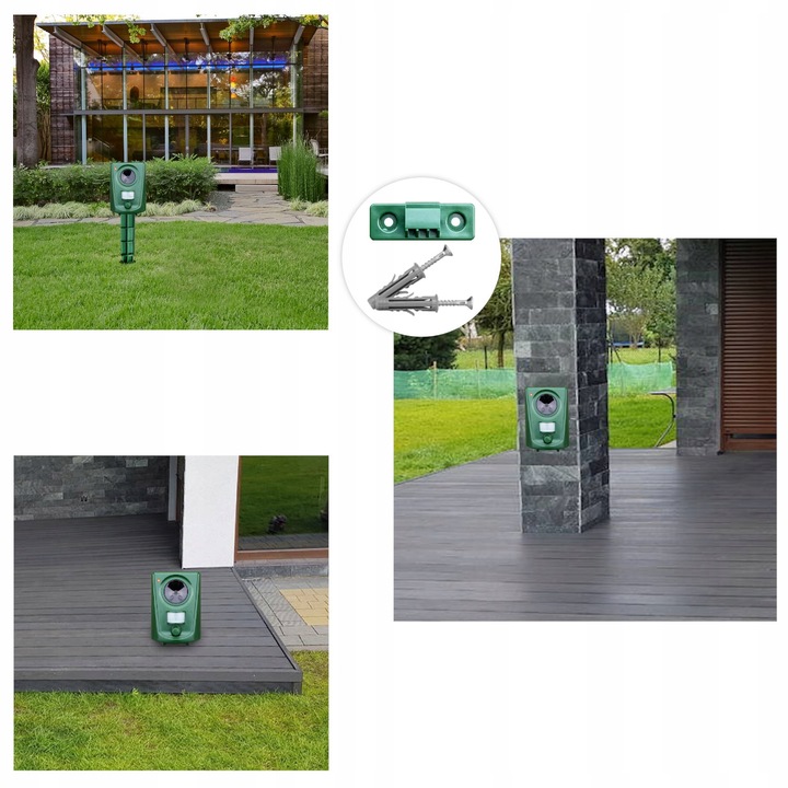 ODSTRASZACZ ZWIERZĄT KOTÓW PSÓW DZIKÓW SAREN PTAKÓW ITP + Lokalizator